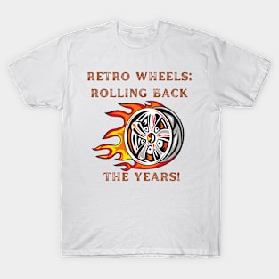 Retro Wheels: Rolling Back the Years! Vintage Cars Lover T-Shirt